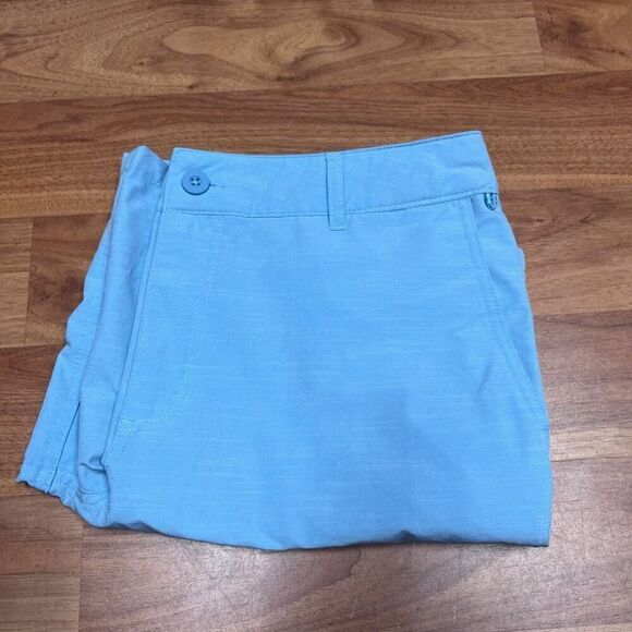 Goodfellow & Co Mens Mid-Rise Flat Front Chino Shorts Blue Size W33 - Picture 13 of 13